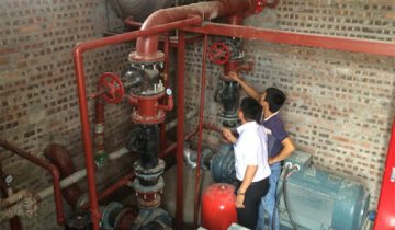THI CÔNG HỆ THỐNG PCCC CHO NHÀ XƯỞNG TẠI KHU CÔNG NGHIỆP SÀI ĐỒNG HÀ NỘI.