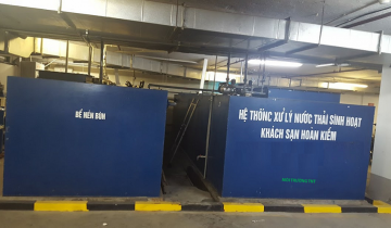 HỆ THỐNG XỬ LÝ NƯỚC THẢI CHO KHÁCH SẠN HOÀN KIẾM HÀ NỘI.