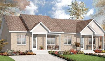 SB1002 – Nhà biệt thự khung thép nhẹ lắp ghép 1 tầng 2 phòng ngủ